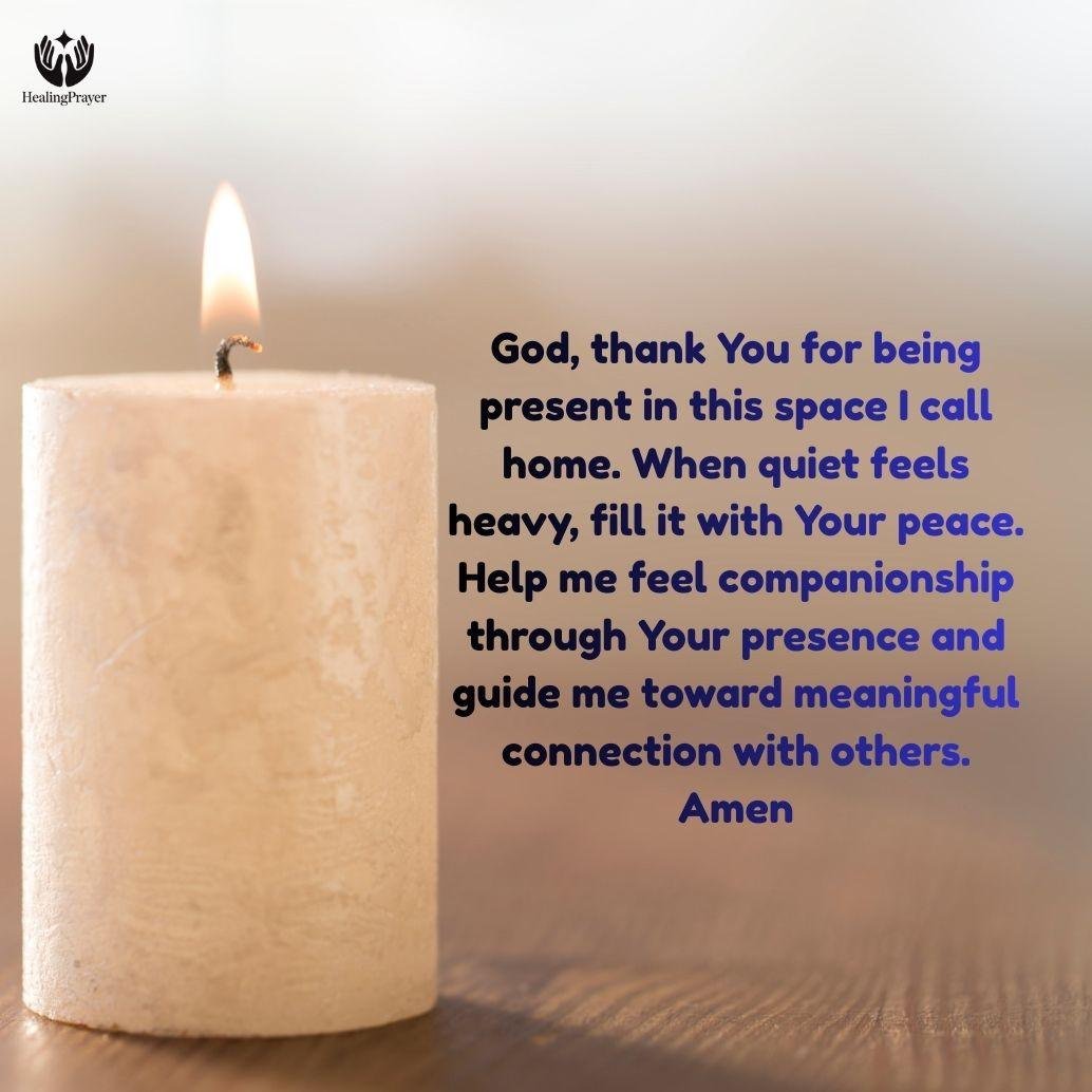 Prayer for Those Who Live Alone