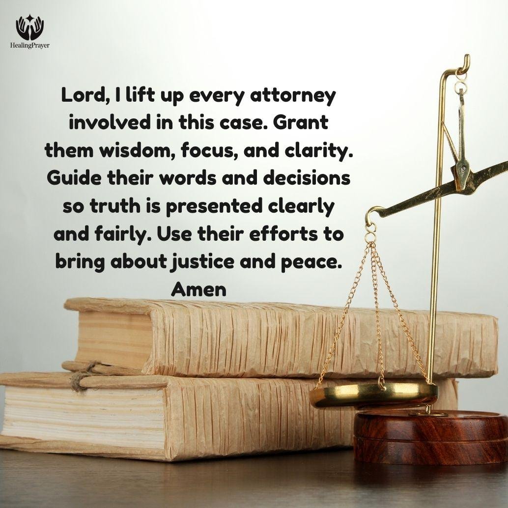 Prayer for Wisdom and Guidance for Lawyers and Attorneys