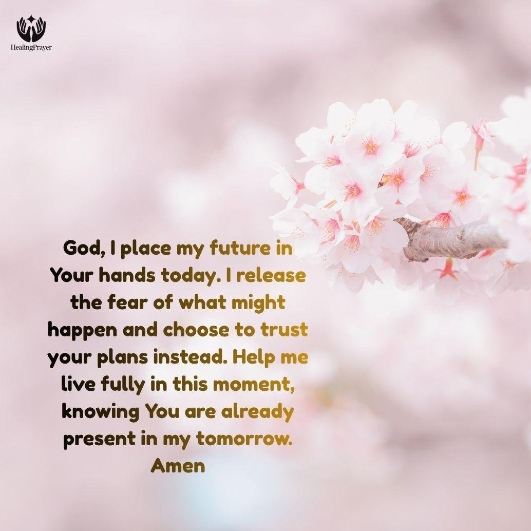 Prayer for Worry About the Future