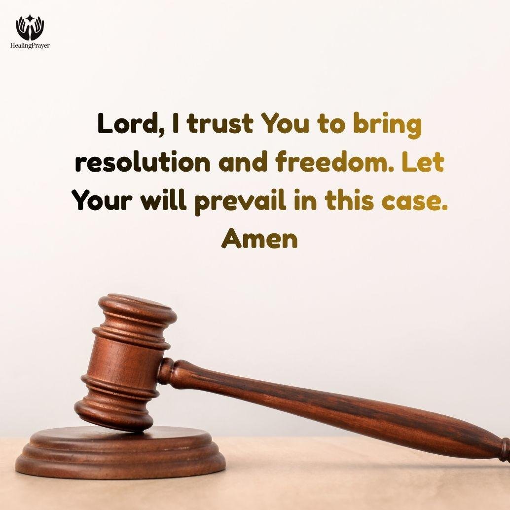 Prayer Points for Court Case Dismissed