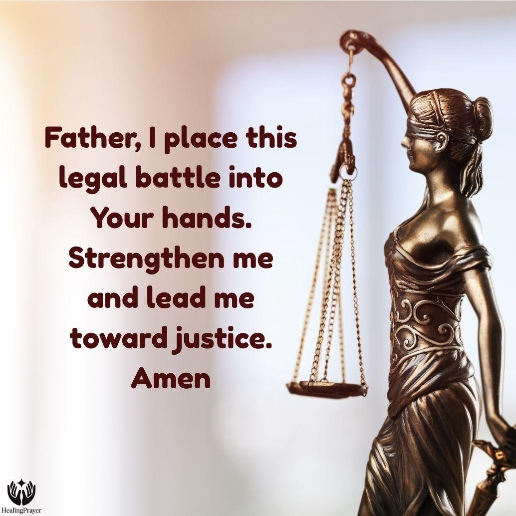 Prayer Points for Legal Battles and Court Cases