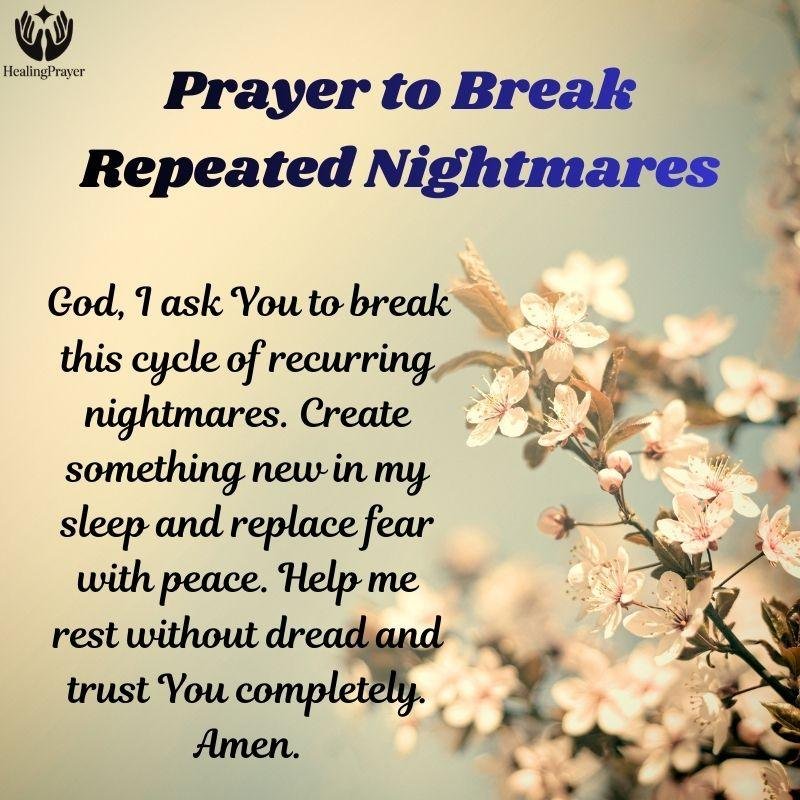 Prayer to Break Repeated Nightmares