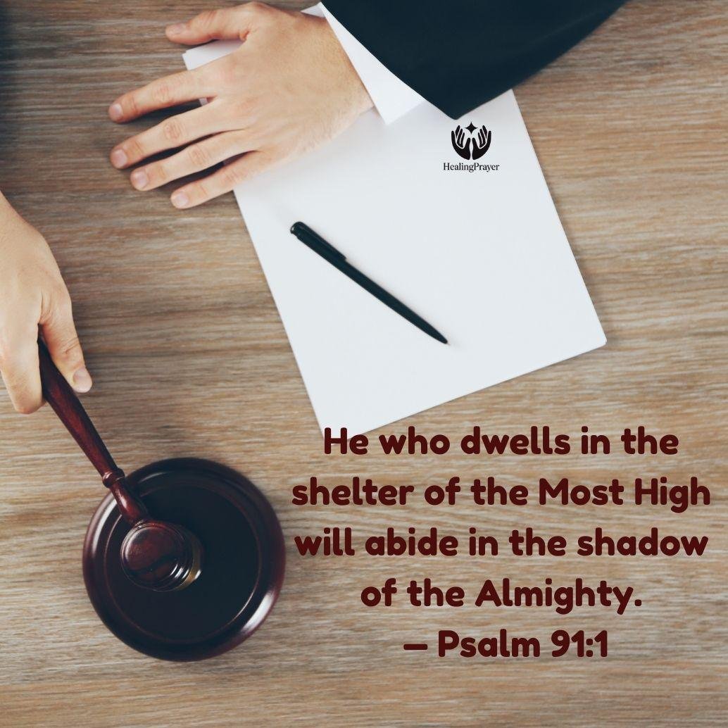 Psalm 91 Prayer for Protection in Legal Battles
