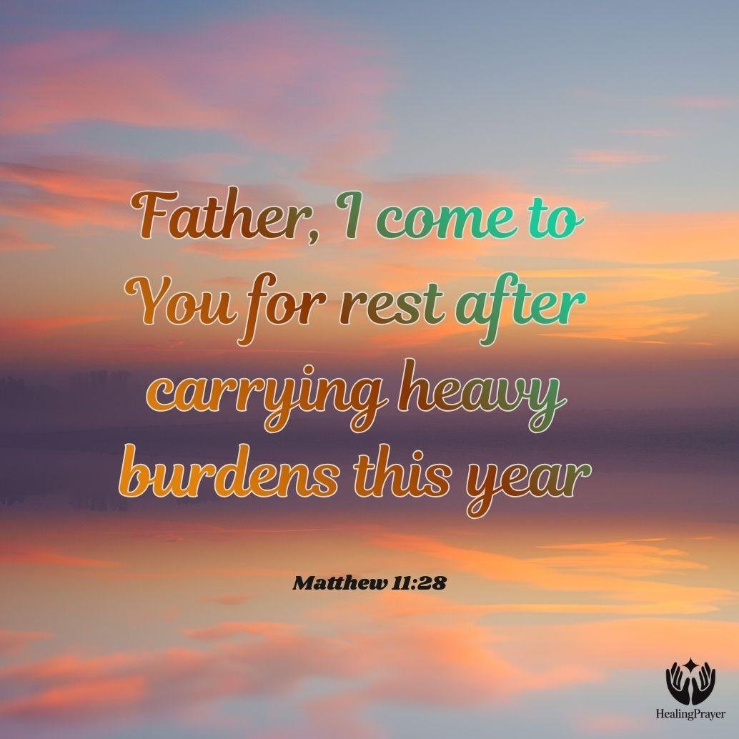 Resting in God After a Long and Difficult Year