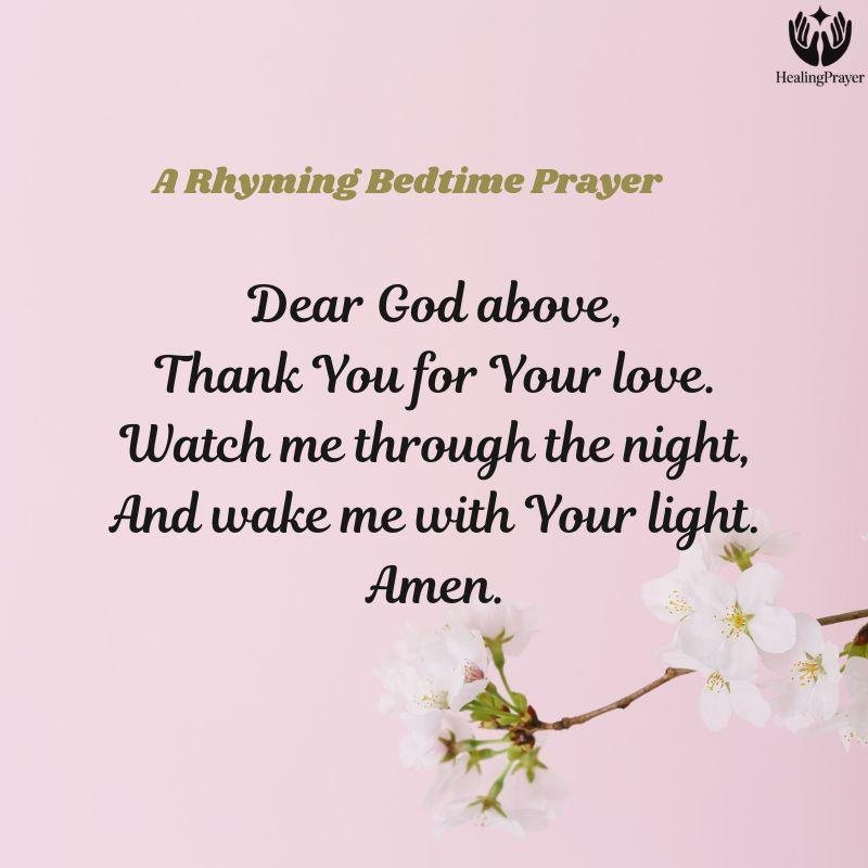 Rhyming Bedtime Prayers Kids Can Memorize