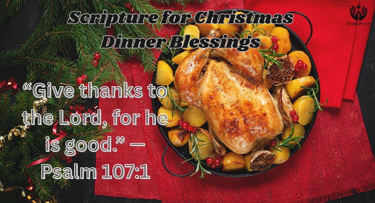 Scripture for Christmas Dinner Blessings