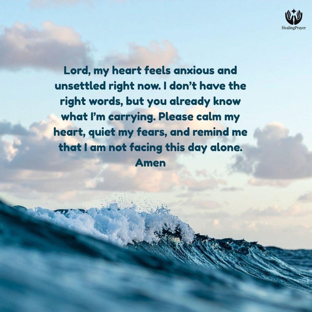 Short Morning Prayer for an Anxious Heart