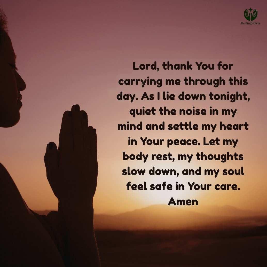 Simple Night Prayer to End the Day With Peace