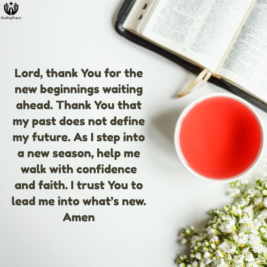 Thanking God for Every New Beginning Ahead