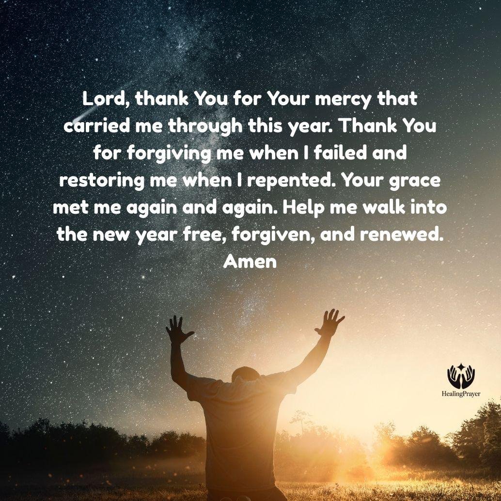 Thanking God for Grace, Mercy, and Forgiveness