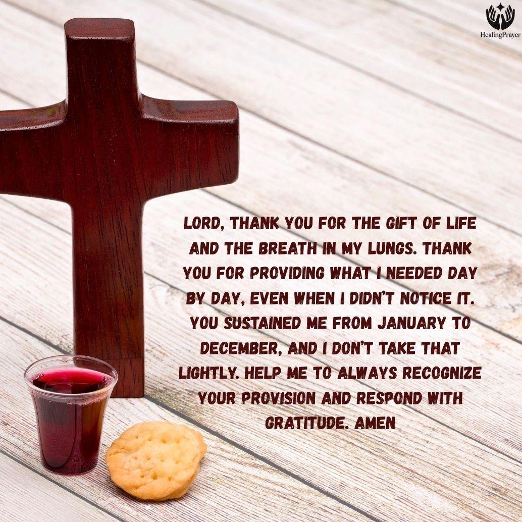 Thanking God for Life, Breath, and Daily Provision
