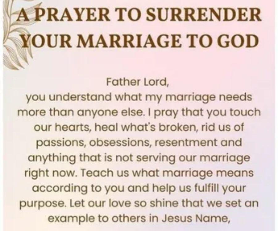 Wedding Prayers for the Bride and Groom With Bible Verses & Blessings
