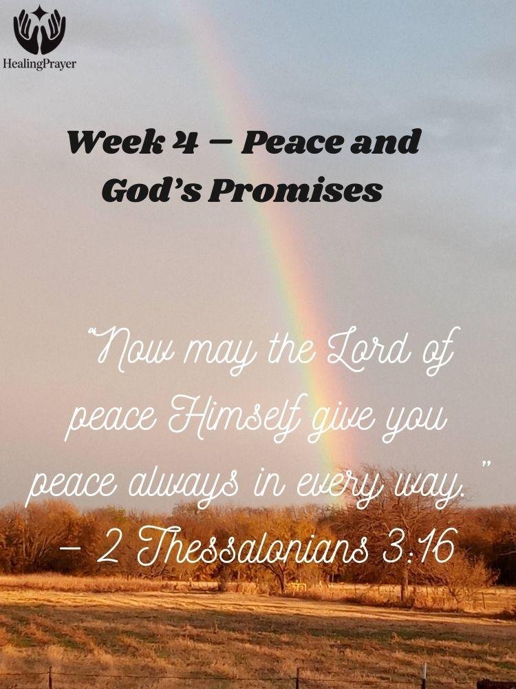 Week 4 – Peace and God’s Promises