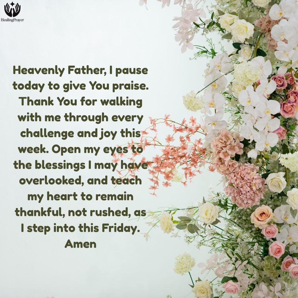 Welcoming Friday With a Heart of Gratitude
