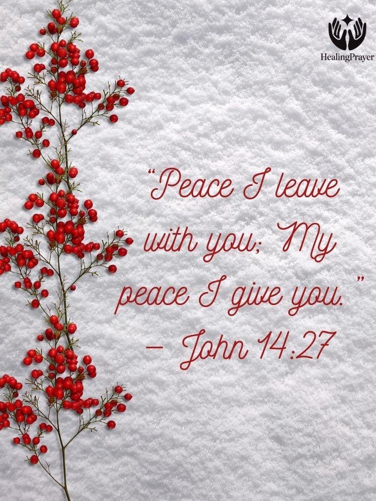 What Bible Verse Brings the Most Peace at Year End?
