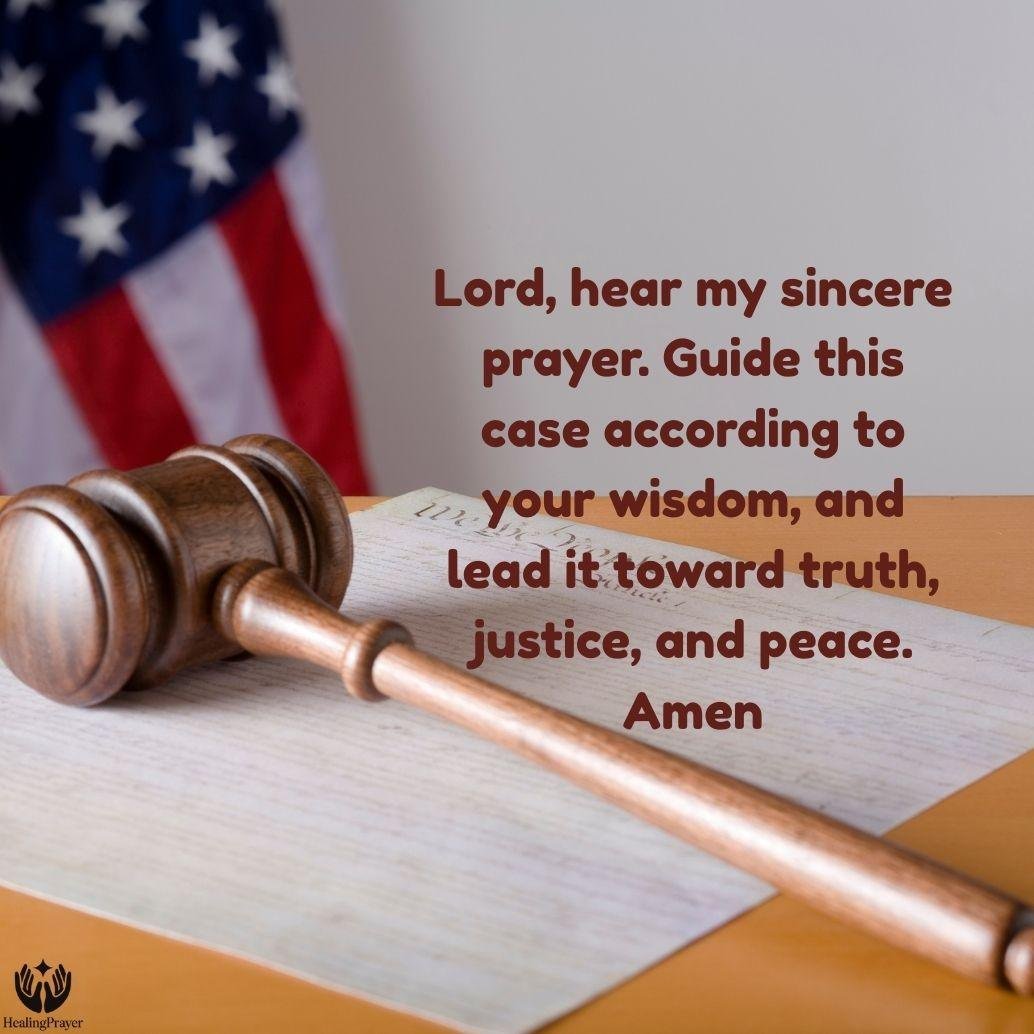What Is the Best Prayer to Win a Court Case?