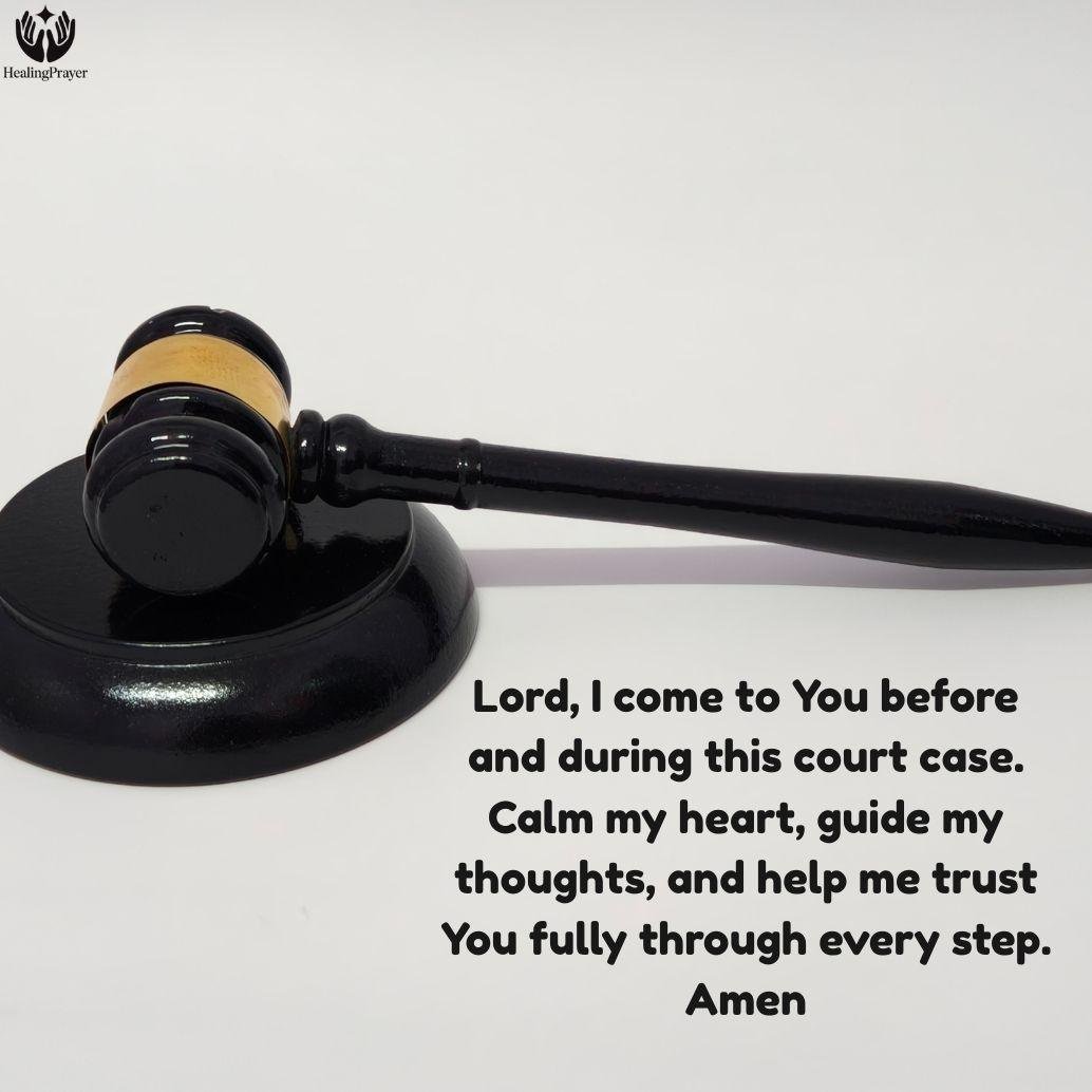 Why Pray Before and During a Court Case
