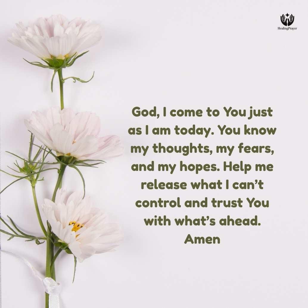 A Personal Prayer for Myself on Wednesday