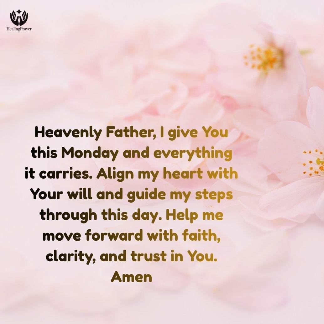 A Powerful Monday Morning Prayer