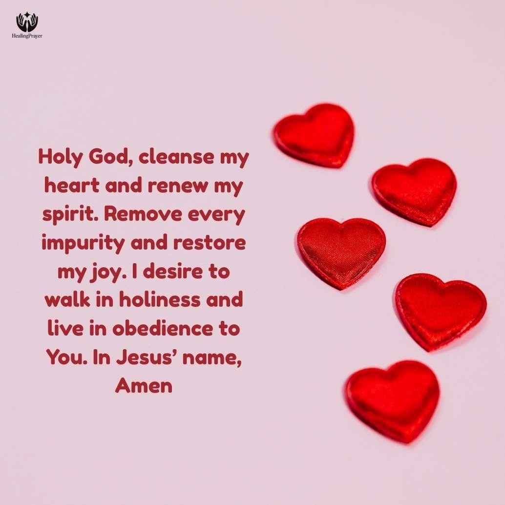 A Prayer for a Clean and Pure Heart