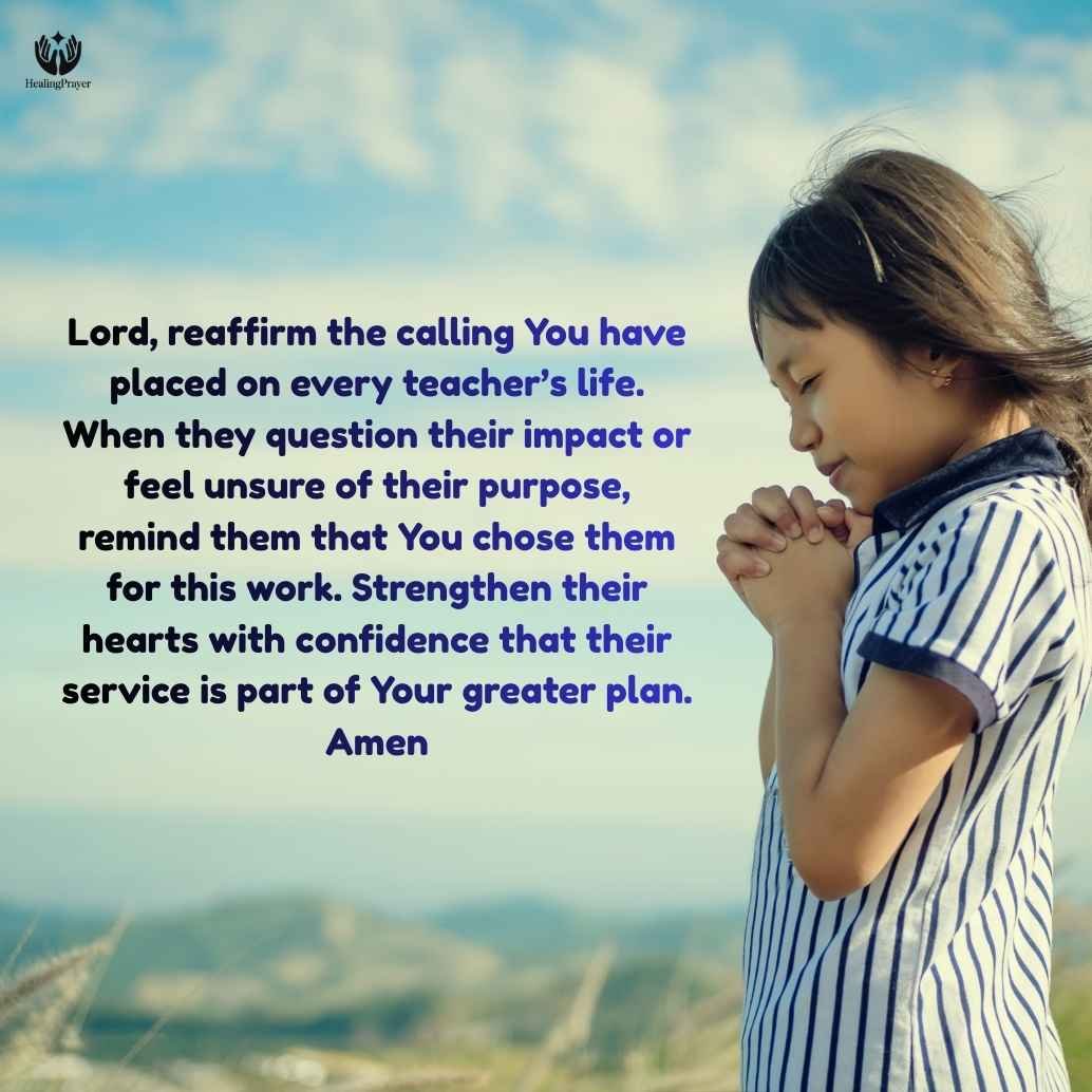 A Prayer for Teachers’ Calling and Purpose