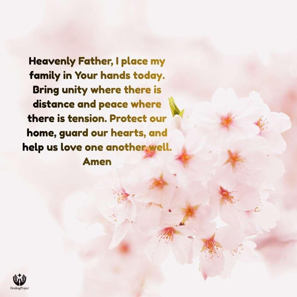 A Wednesday Prayer for Family Unity and Protection