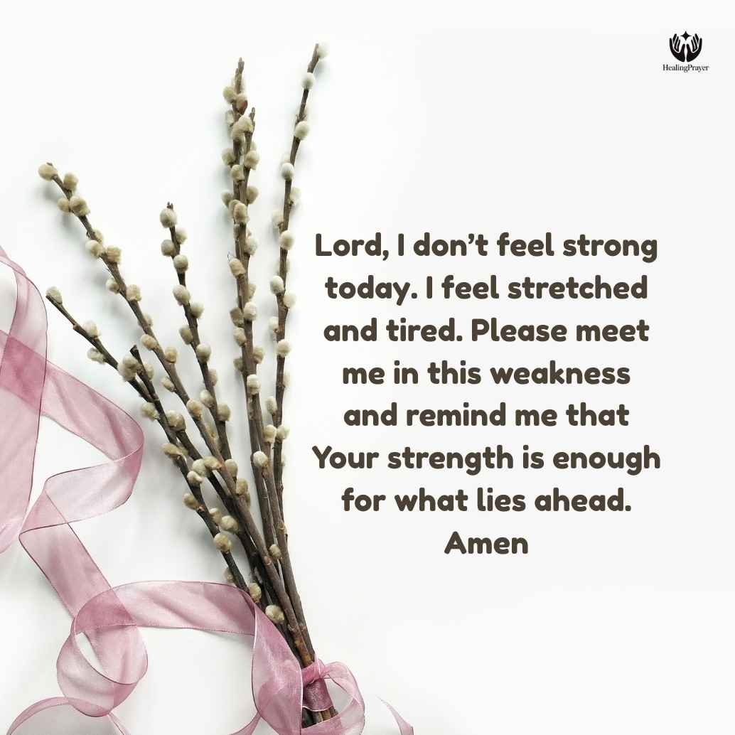 A Wednesday Prayer for Strength When You Feel Weak