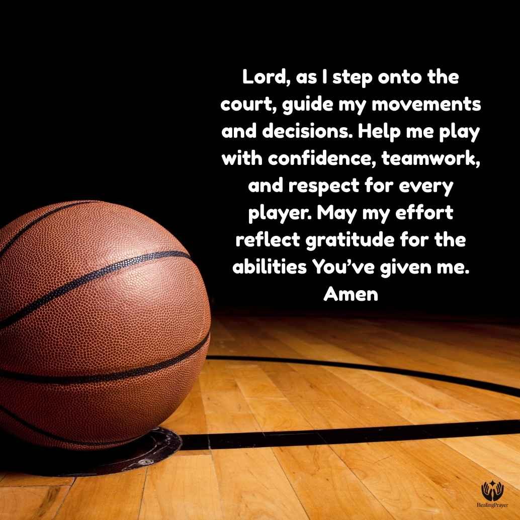 Athlete’s Prayer for Basketball Match