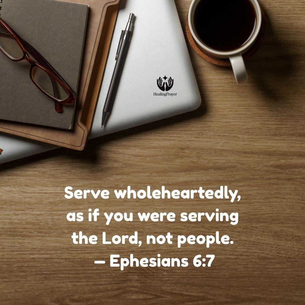 Bible Verse for Beginning a Good Workday