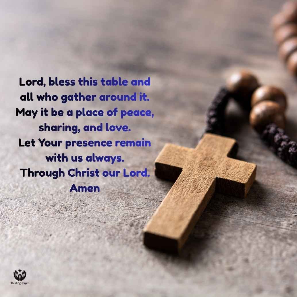 Blessing the Table (Catholic Tradition)