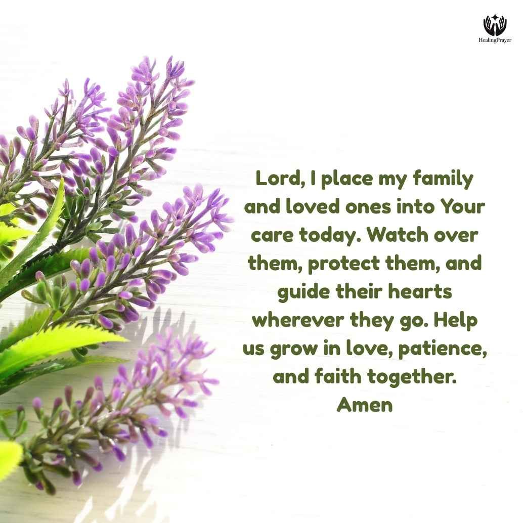 Catholic Morning Prayer for Family and Loved Ones