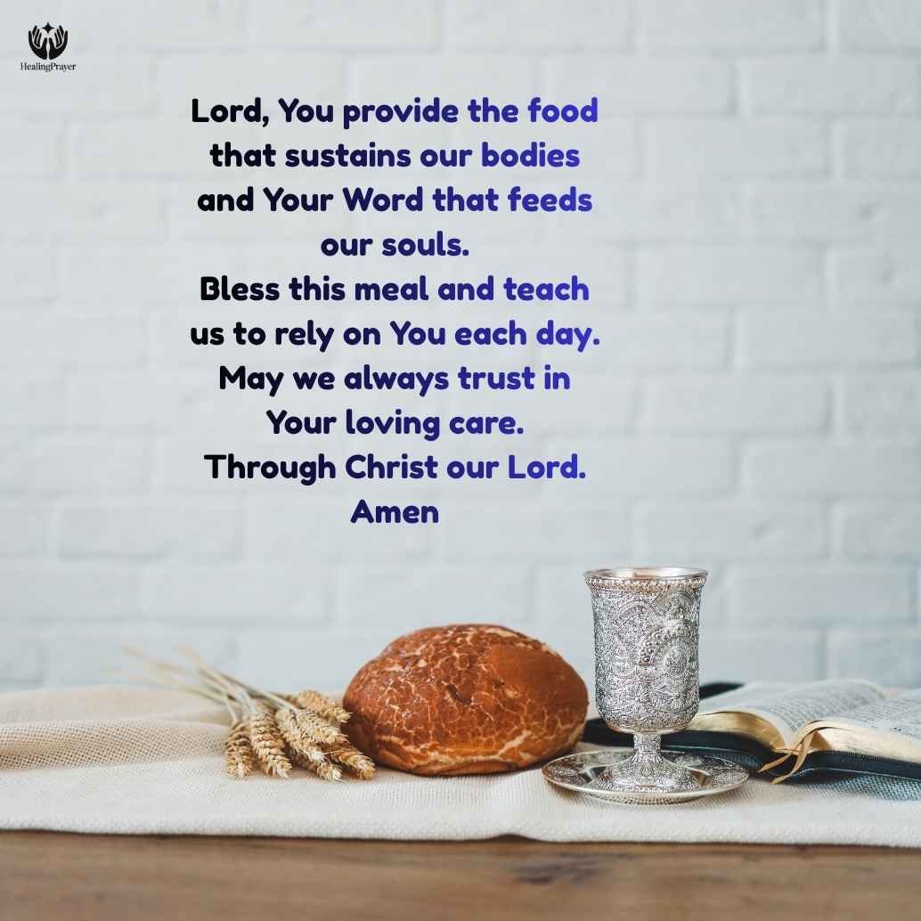 Catholic Prayers for Food and Daily Bread
