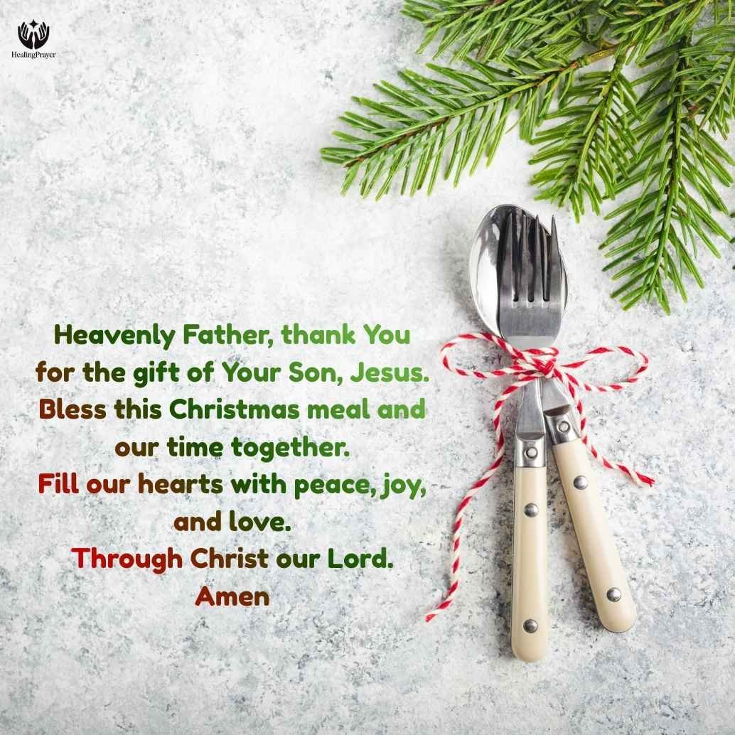 Christmas Dinner Blessing
