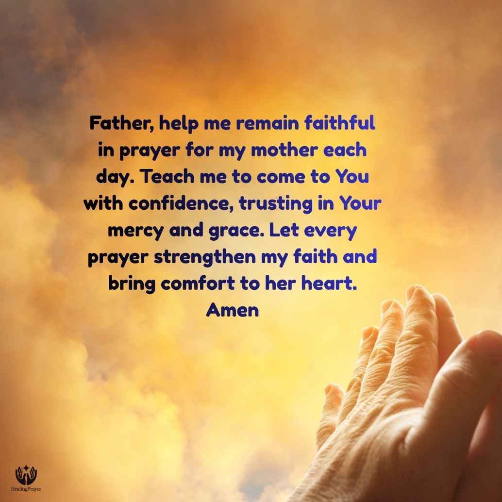 Daily Prayer Routine for a Sick Parent