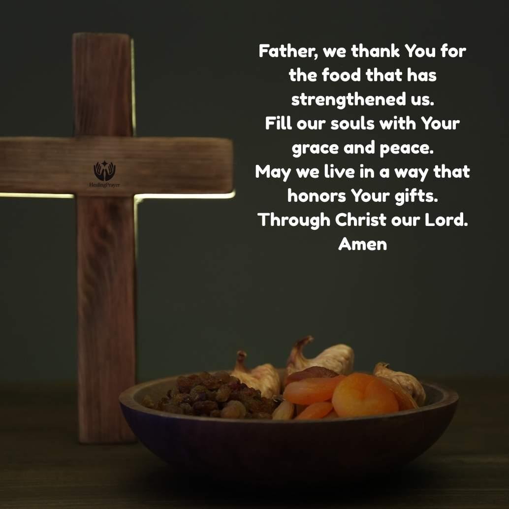 Grace After Meals (Traditional Catholic)