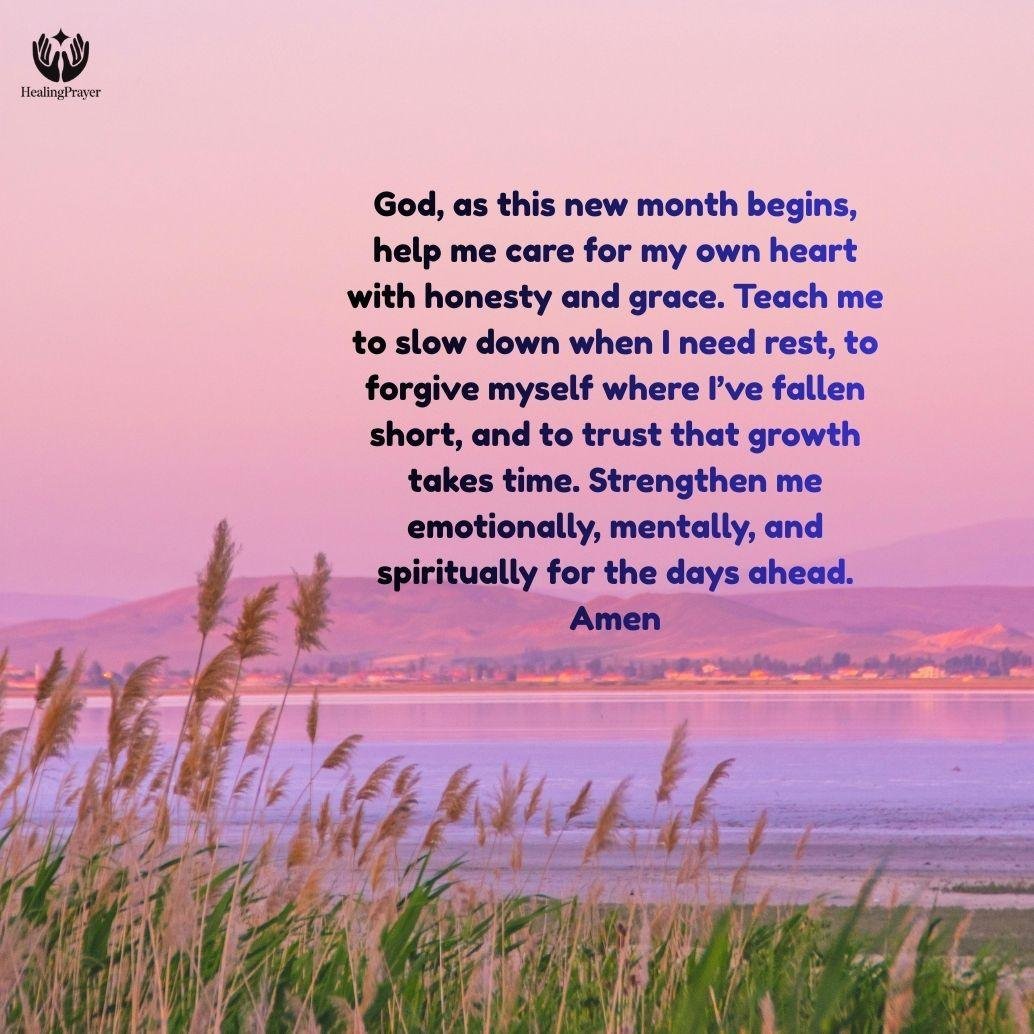 Happy New Month Prayer for Yourself
