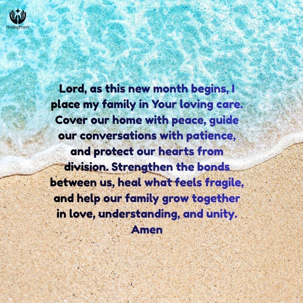 Happy New Month Prayers for Family Blessings