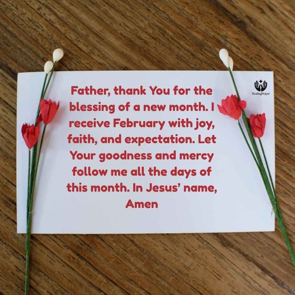 Happy New Month Prayers for February