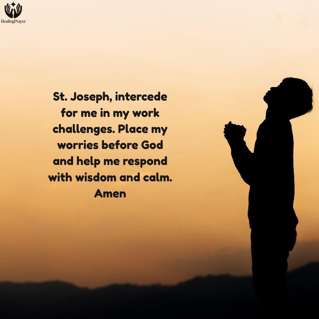 Intercessory Prayer to St. Joseph for Work Challenges