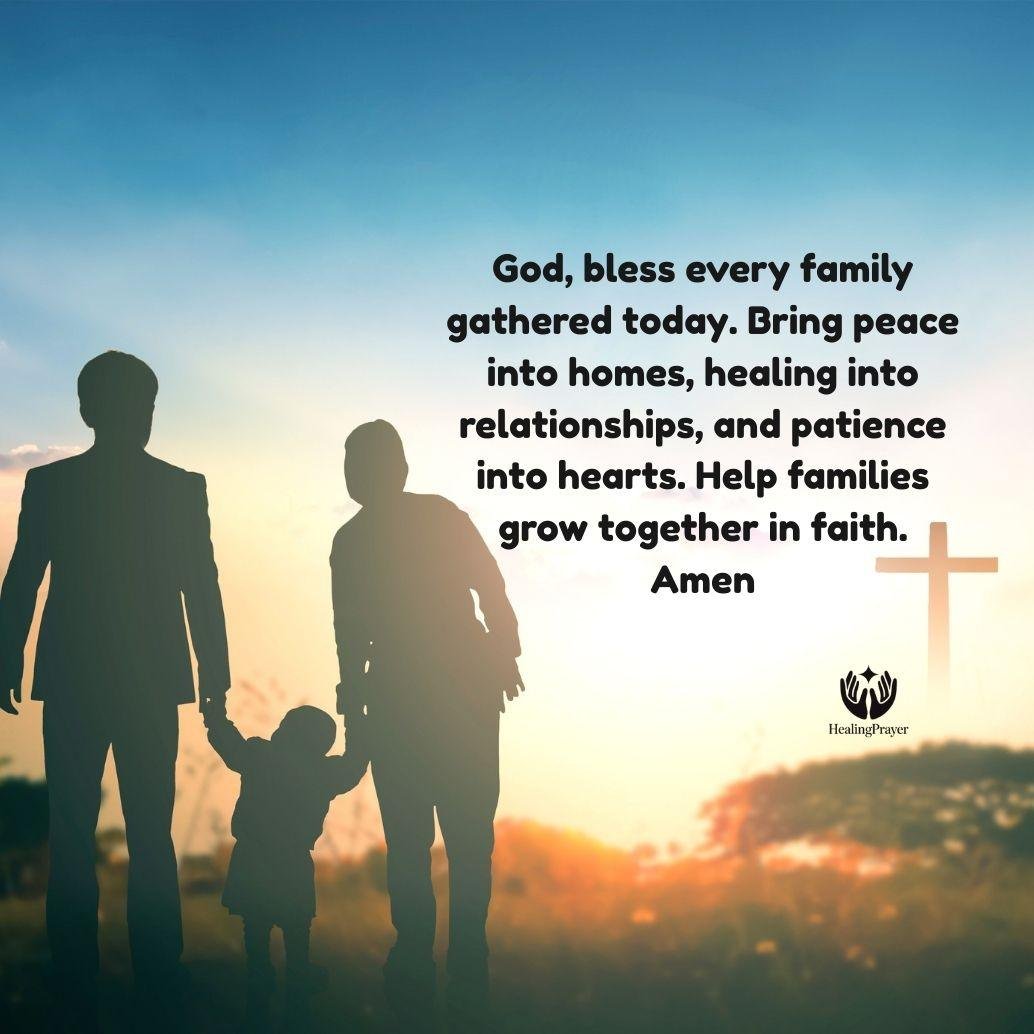 Intercessory Prayers for Families Attending Church
