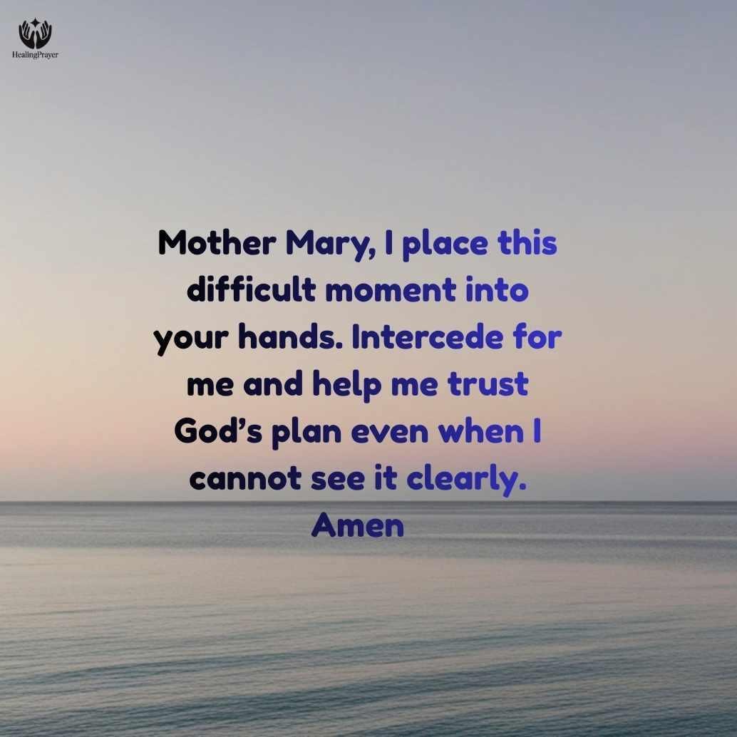 Memorare Prayer for Difficult Situations