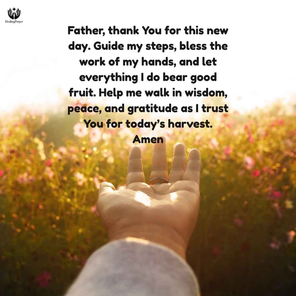Morning Prayer for a Fruitful Day