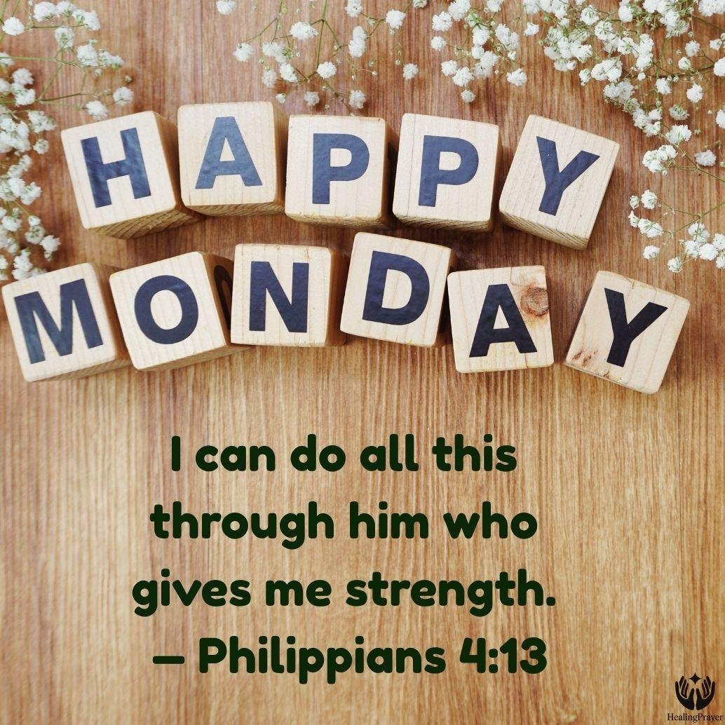 Motivational Bible Verse for a Strong Monday