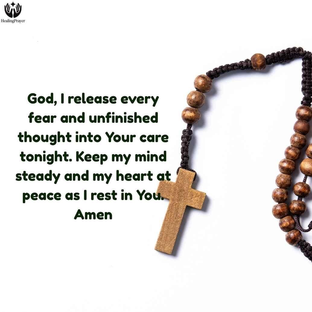 Night Prayer to Release Fear and Worry