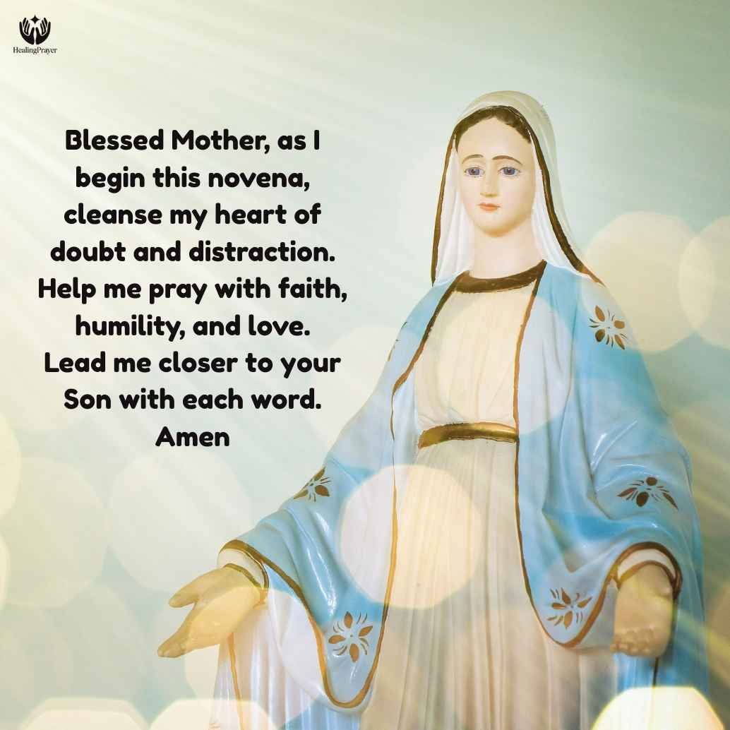 Opening Prayer of the Our Lady of Lourdes Novena