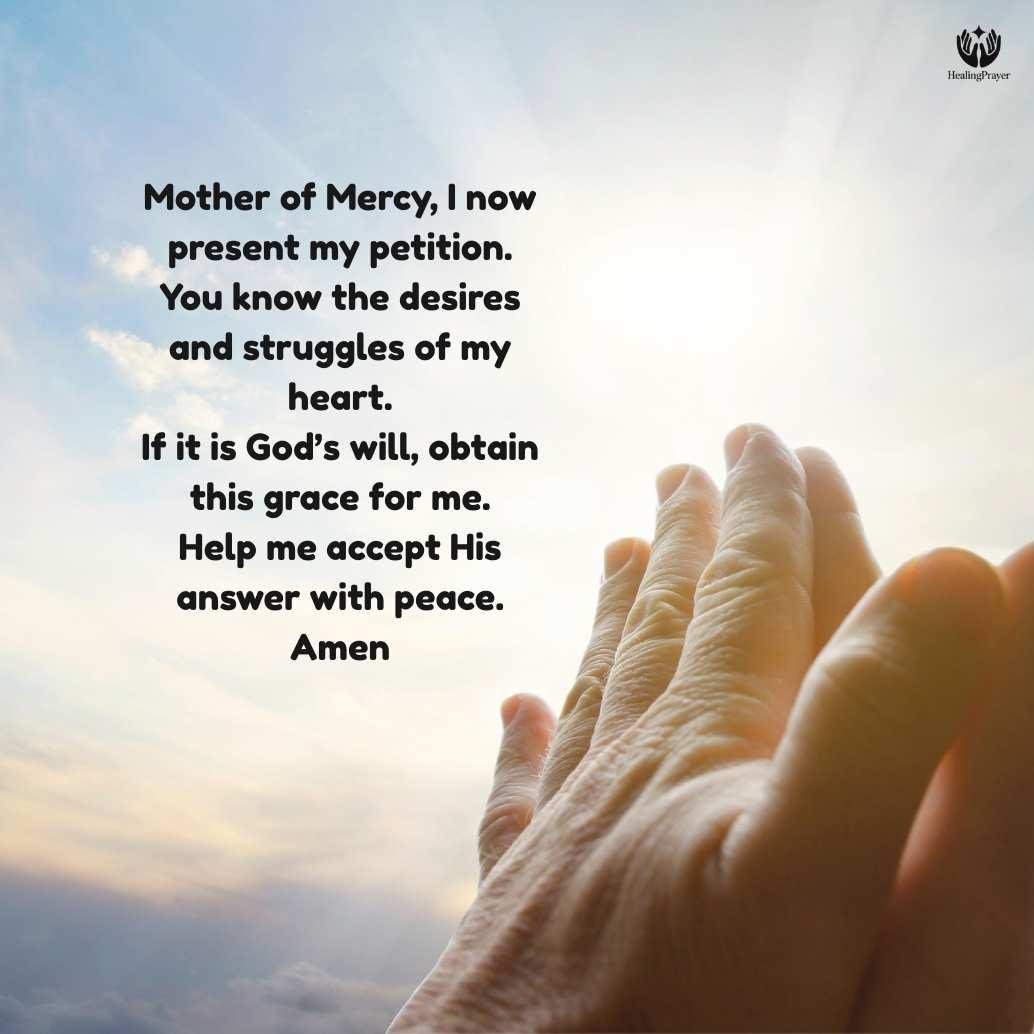 Petition Prayer in the Lourdes Novena