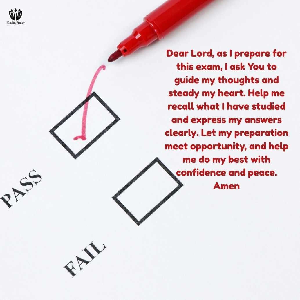 Powerful Prayer to Pass an Exam