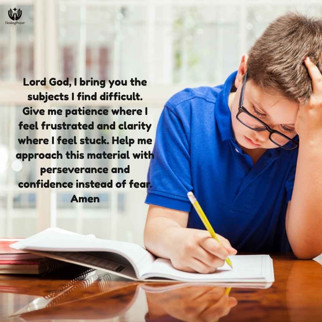 Prayer Before Studying Difficult Subjects