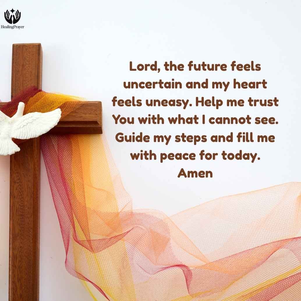 Prayer for Anxiety About the Future and Uncertainty