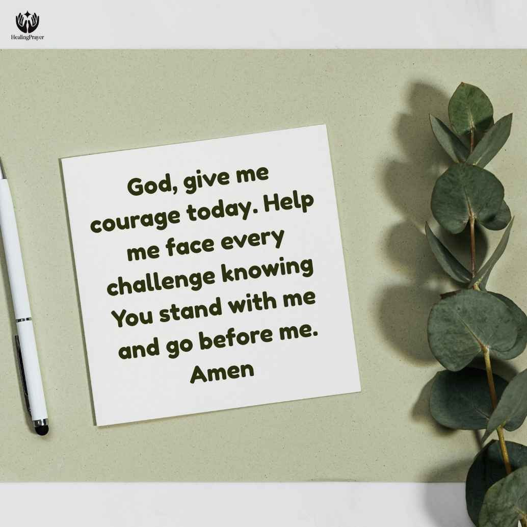 Prayer for Courage to Face Challenges